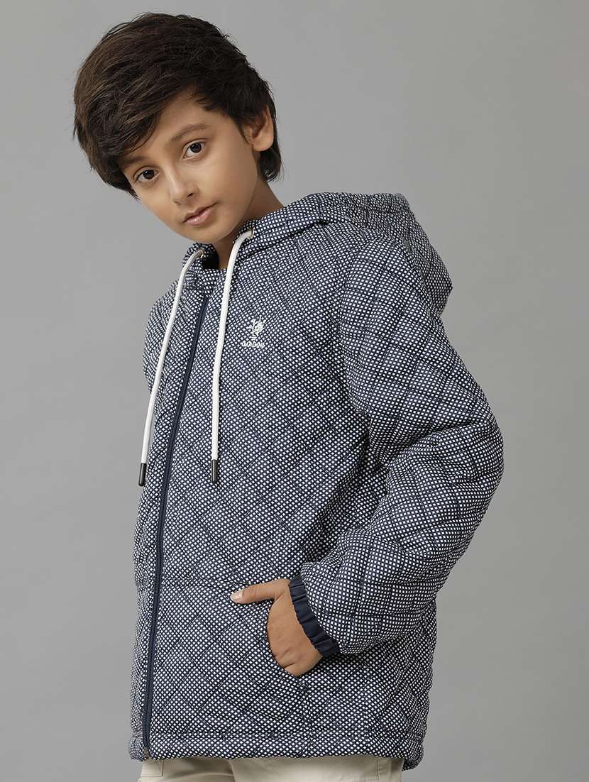 boys long sleeve quilted jacket - 22240550 -  Standard Image - 1