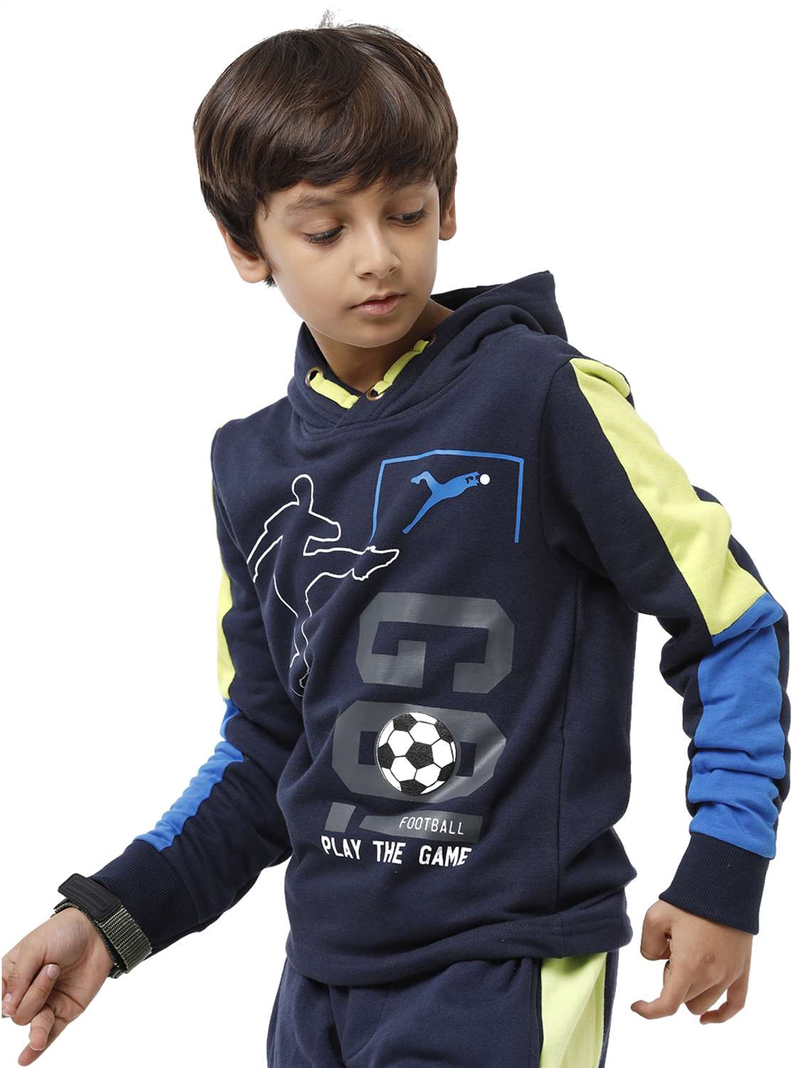 boys long sleeve hooded sweatshirt - 22240569 -  Standard Image - 1