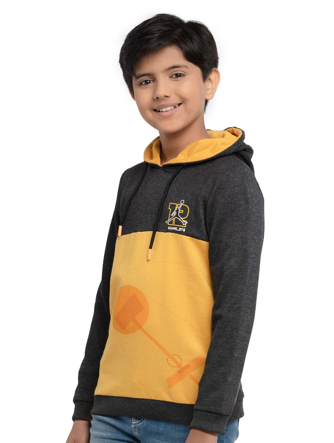 boys long sleeve hooded sweatshirt - 22240572 -  Standard Image - 1