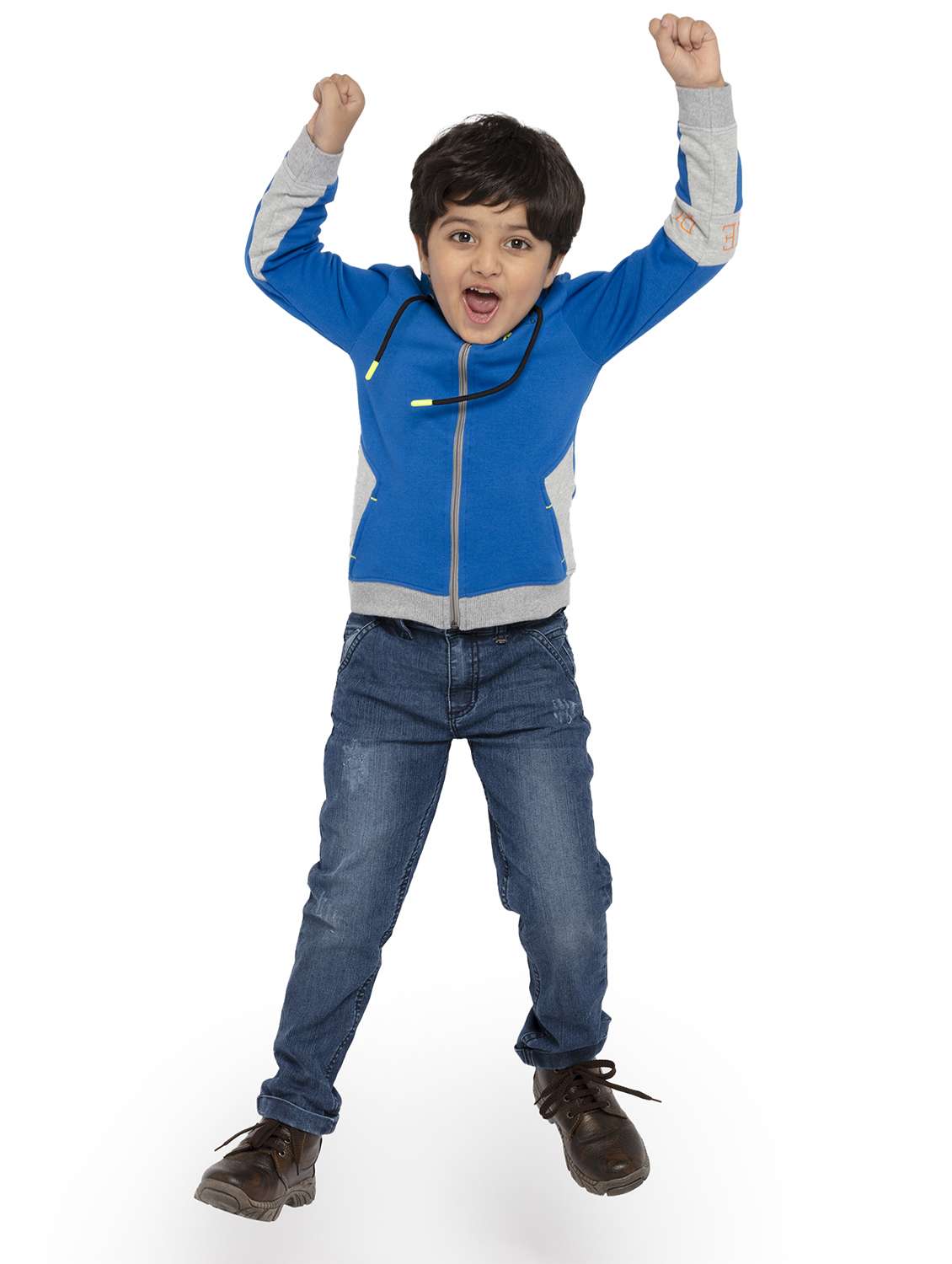 boys long sleeve hooded sweatshirt - 22240577 -  Standard Image - 4