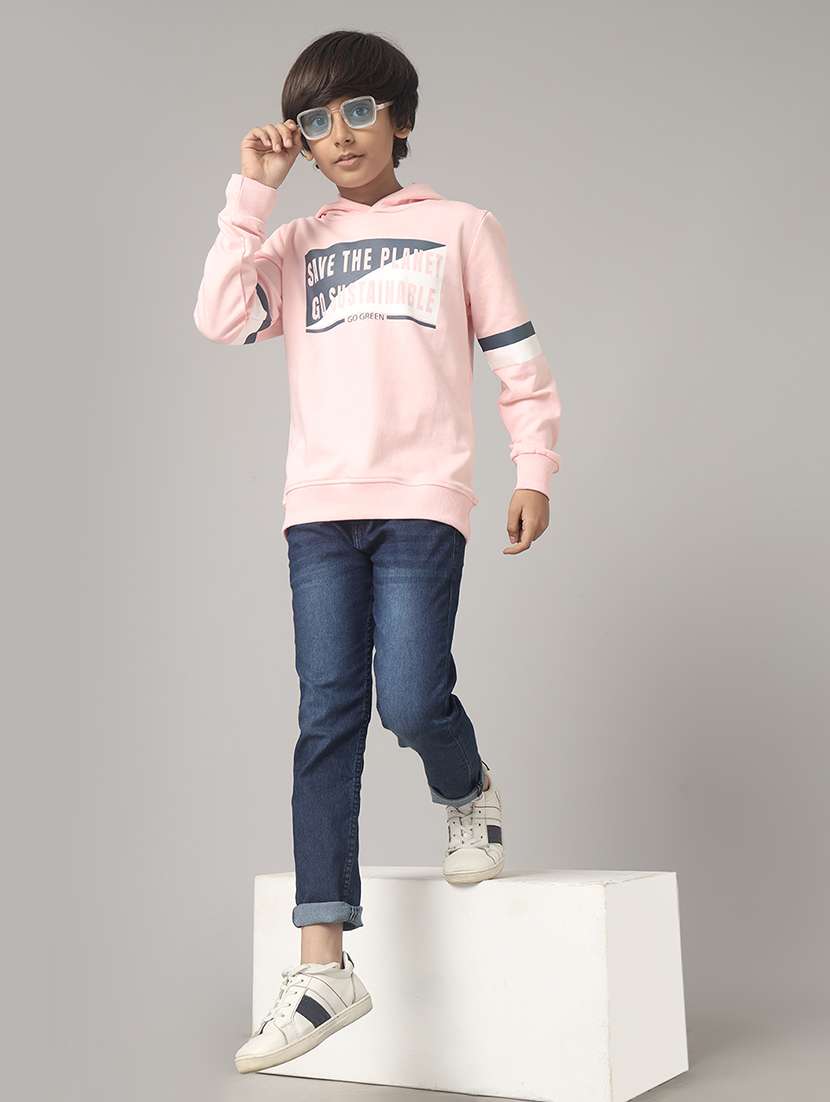 boys long sleeve hooded sweatshirt - 22240588 -  Standard Image - 4