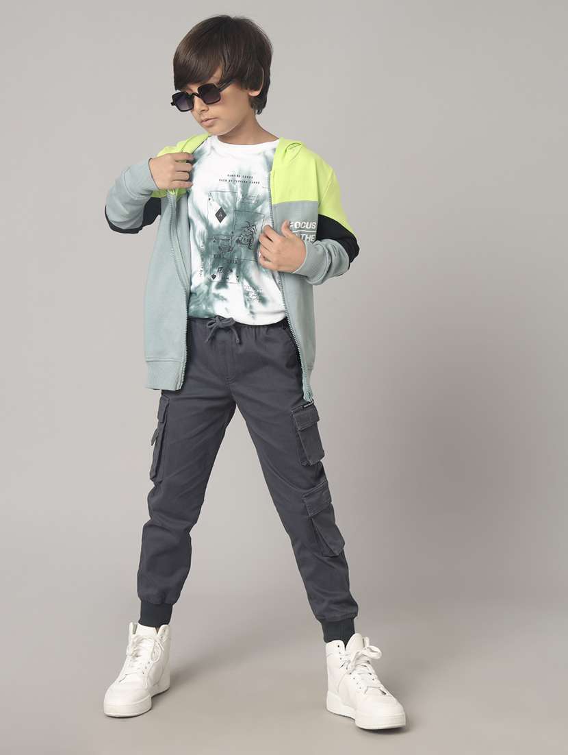 boys long sleeve hooded sweatshirt - 22240589 -  Standard Image - 4