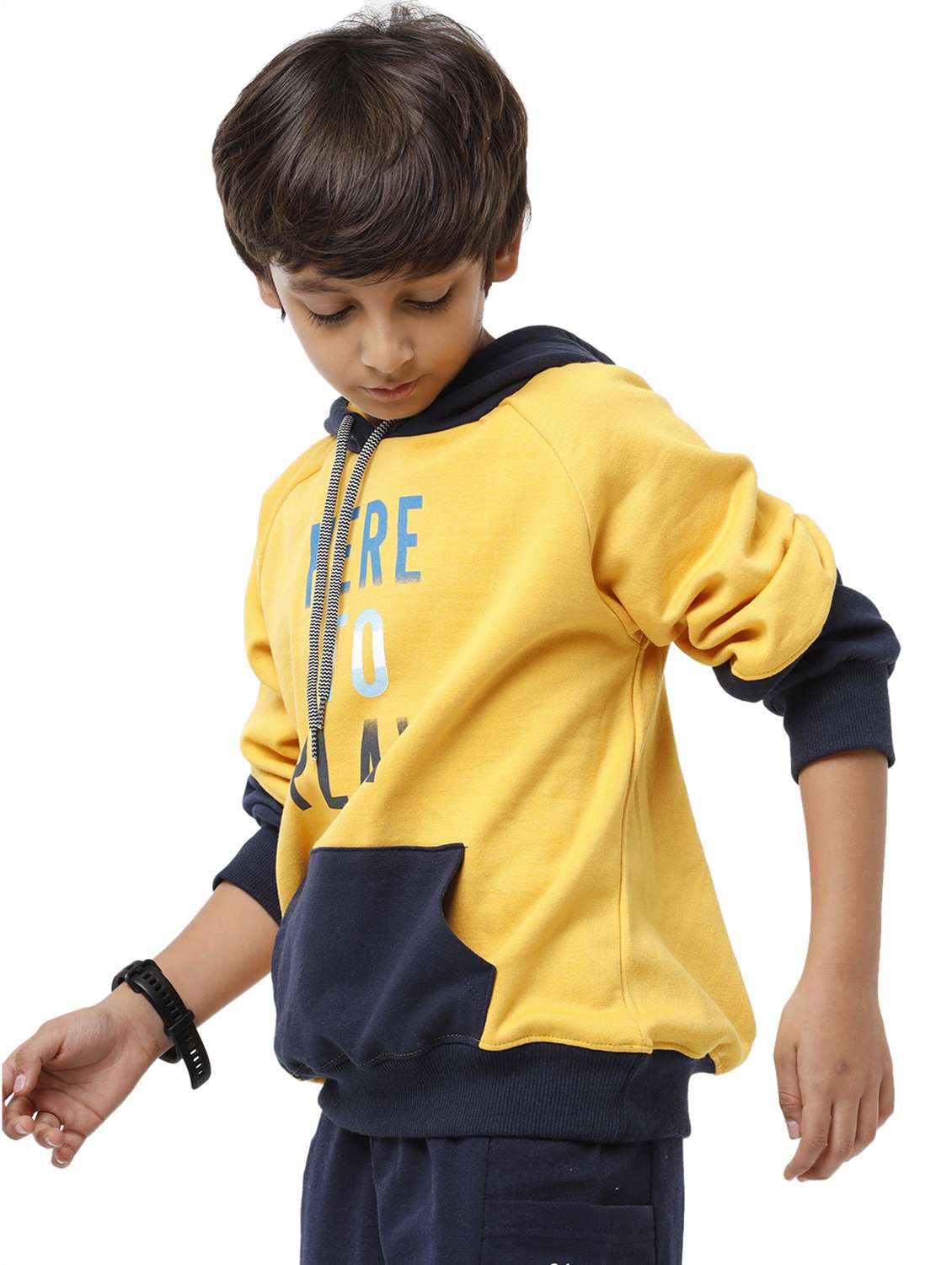 boys long sleeve hooded sweatshirt - 22240595 -  Standard Image - 1