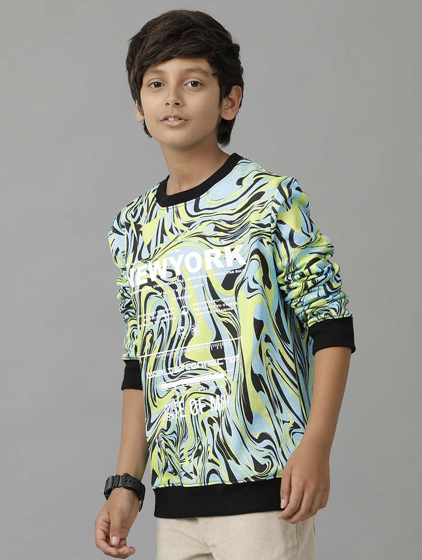 boys printed long sleeve sweatshirt - 22240601 -  Standard Image - 1