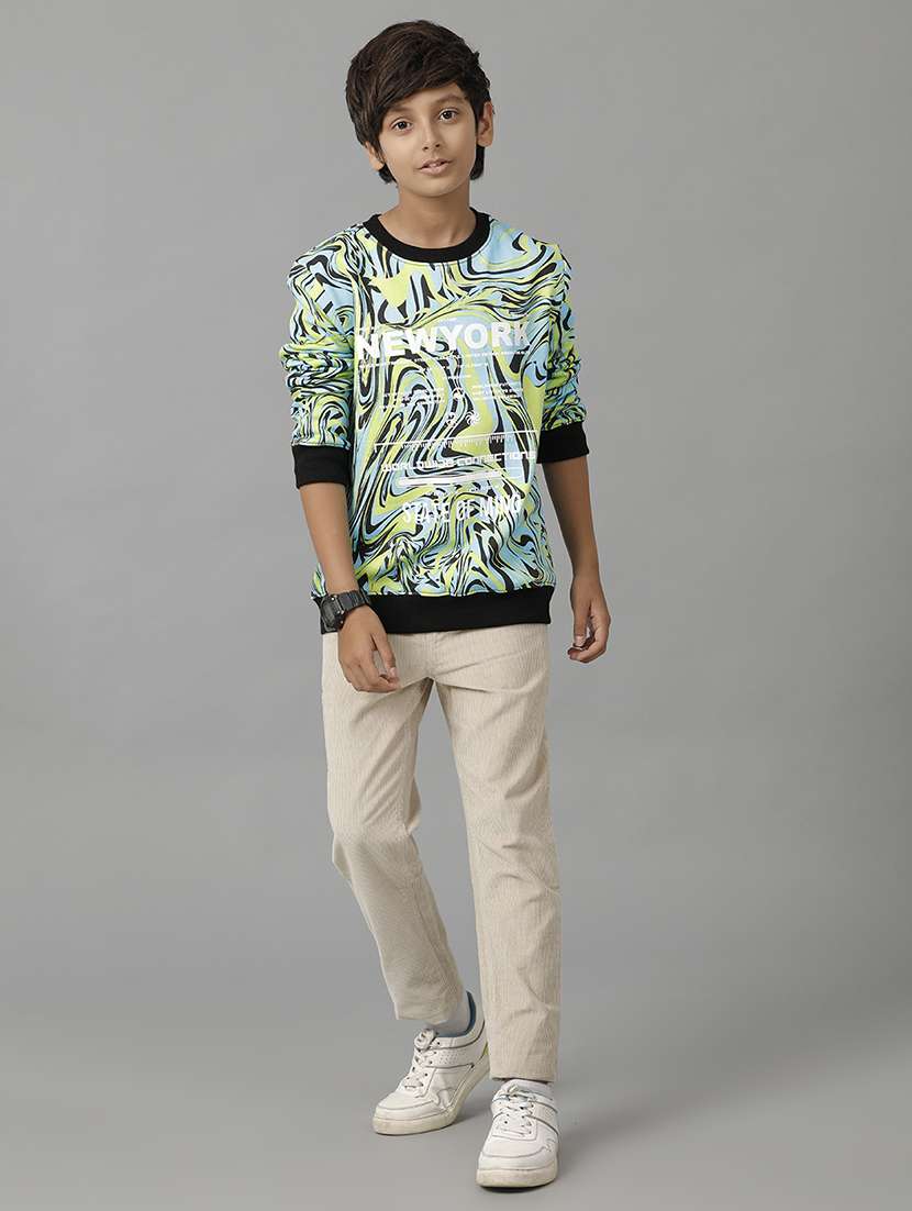 boys printed long sleeve sweatshirt - 22240601 -  Standard Image - 4