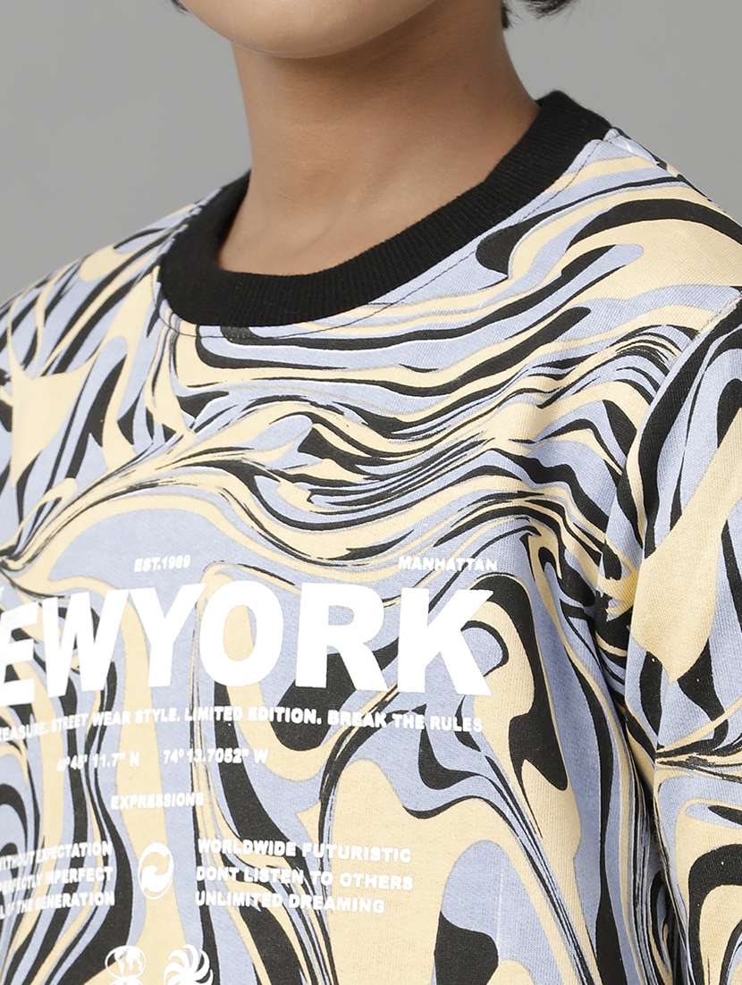 boys printed long sleeve sweatshirt - 22240602 -  Standard Image - 4