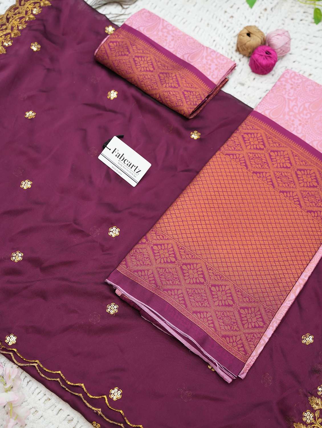 women self design south indian style unstitched lehenga choli - 22240686 -  Standard Image - 1