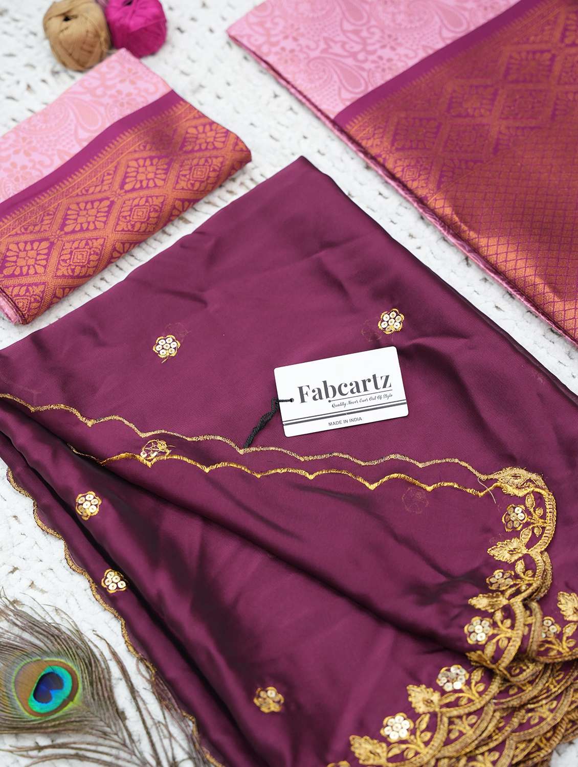 women self design south indian style unstitched lehenga choli - 22240686 -  Standard Image - 4