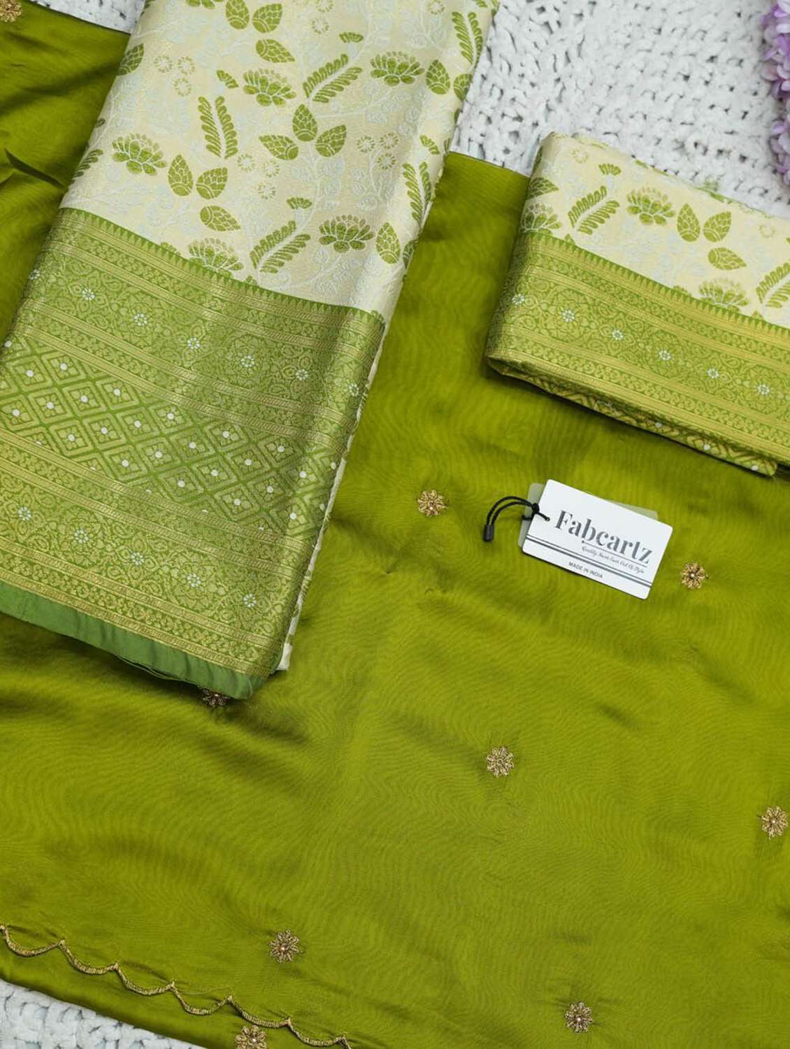 women self design south indian style unstitched lehenga choli - 22240687 -  Standard Image - 1