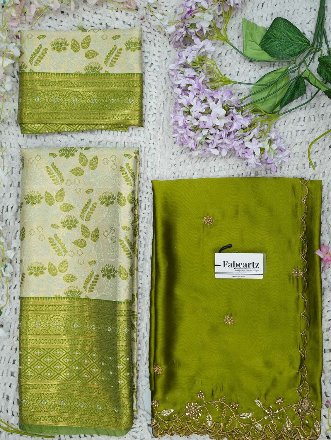 women self design south indian style unstitched lehenga choli - 22240687 -  Standard Image - 4