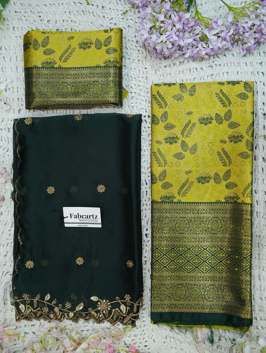 women self design south indian style unstitched lehenga choli - 22240690 -  Standard Image - 1