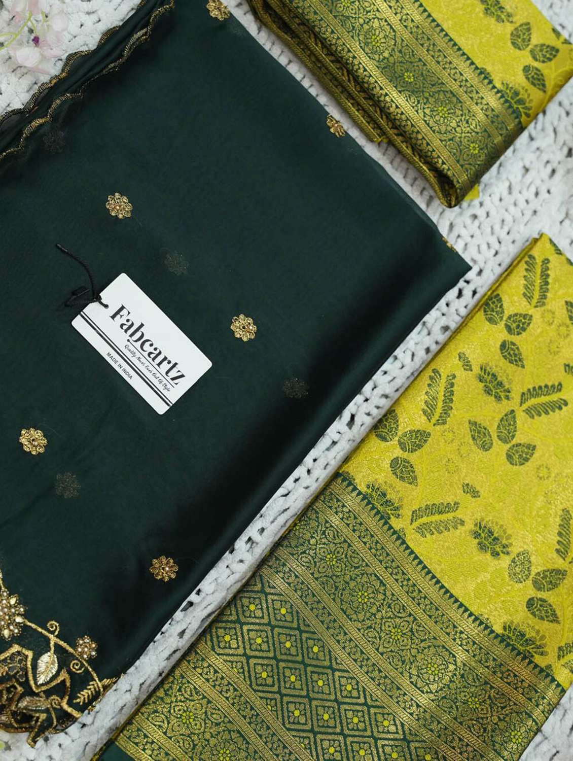 women self design south indian style unstitched lehenga choli - 22240690 -  Standard Image - 4