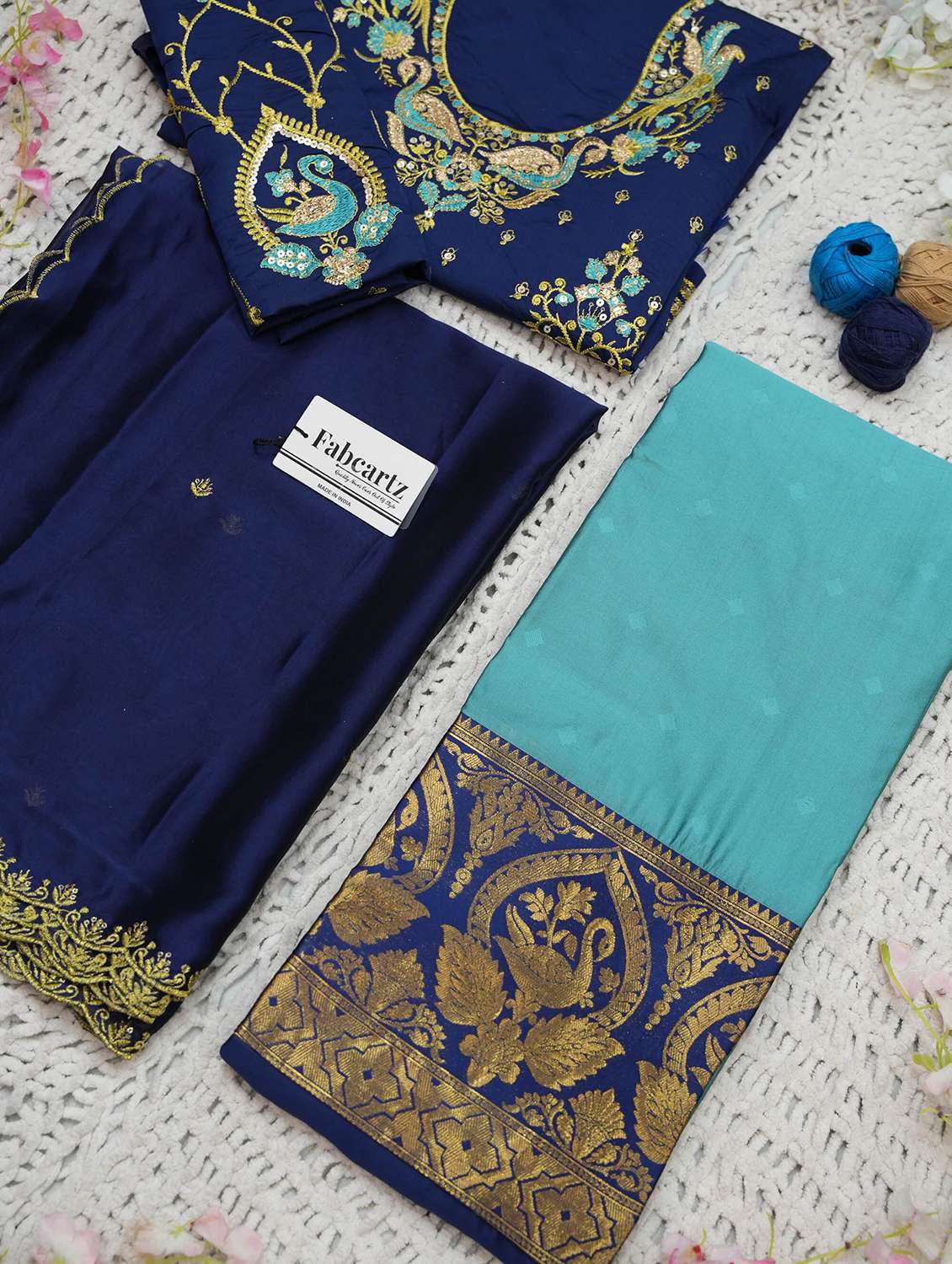 women self design south indian style unstitched lehenga choli - 22240697 -  Standard Image - 1