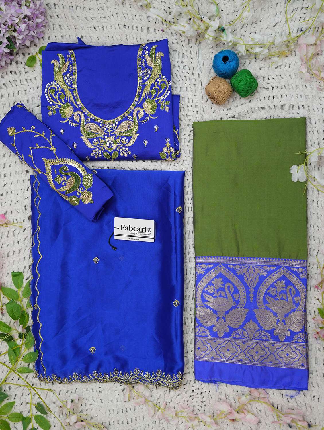 women self design south indian style unstitched lehenga choli - 22240698 -  Standard Image - 4