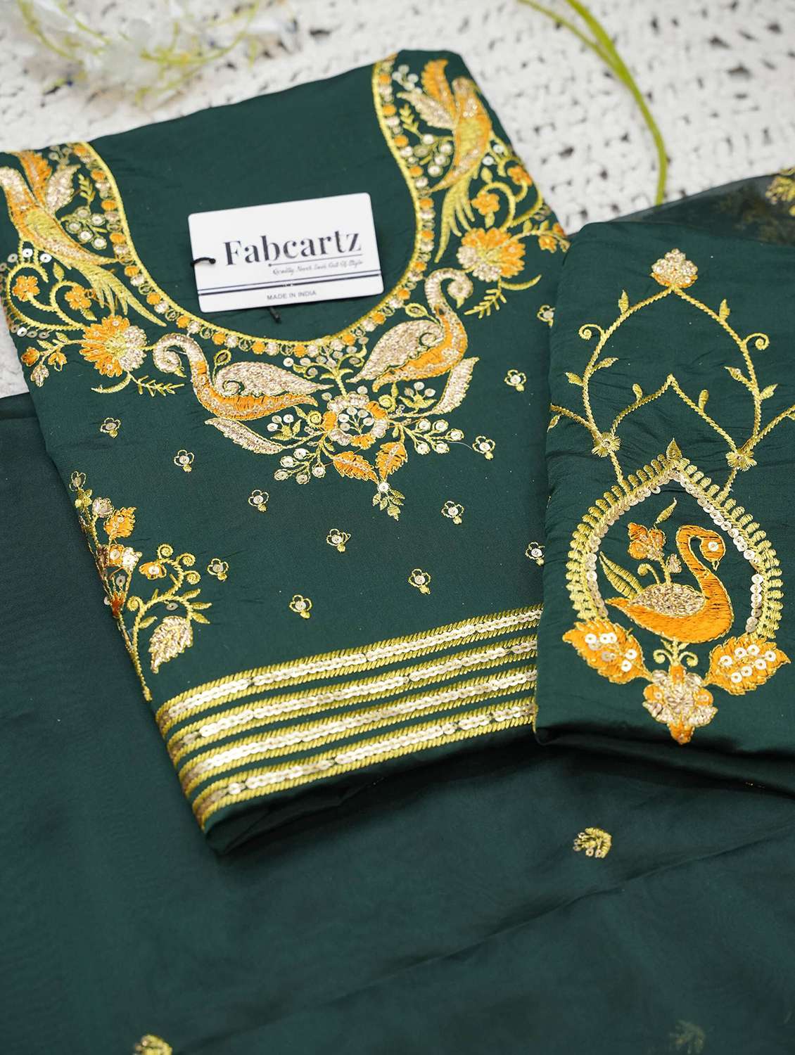 women self design south indian style unstitched lehenga choli - 22240699 -  Standard Image - 1