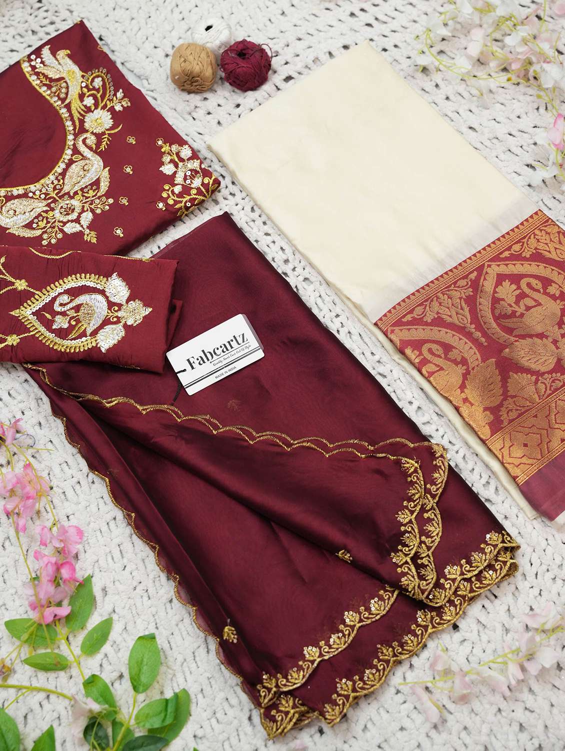 women self design south indian style unstitched lehenga choli - 22240701 -  Standard Image - 1