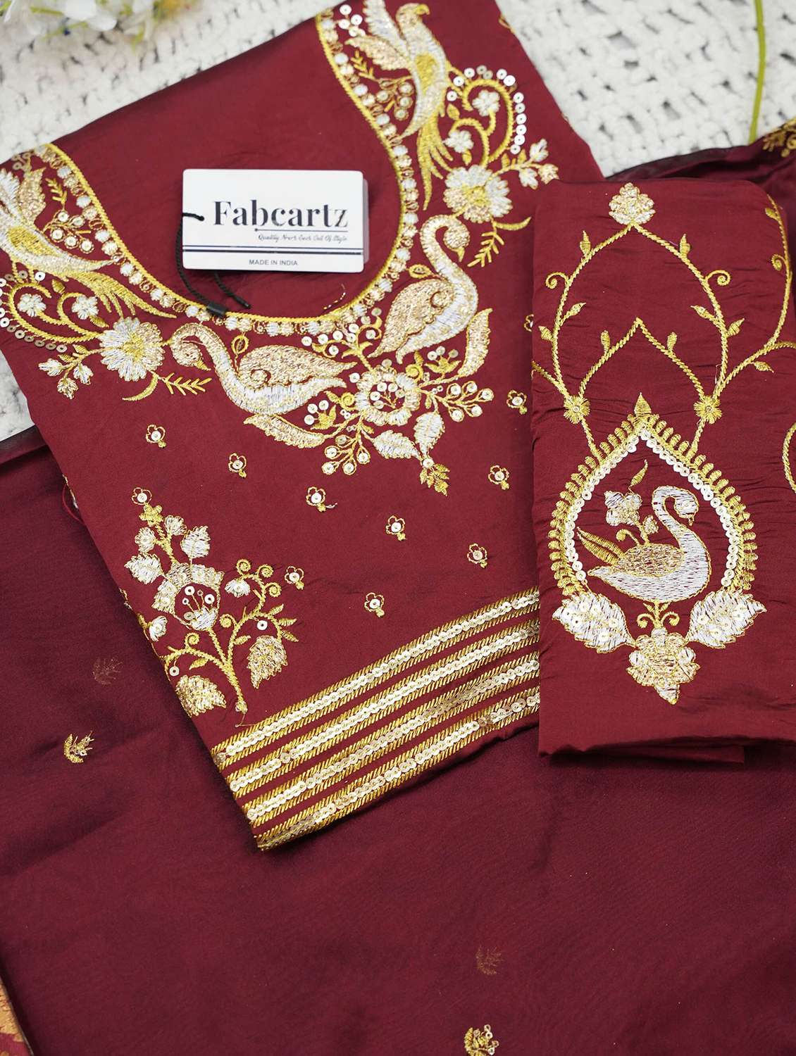 women self design south indian style unstitched lehenga choli - 22240701 -  Standard Image - 4