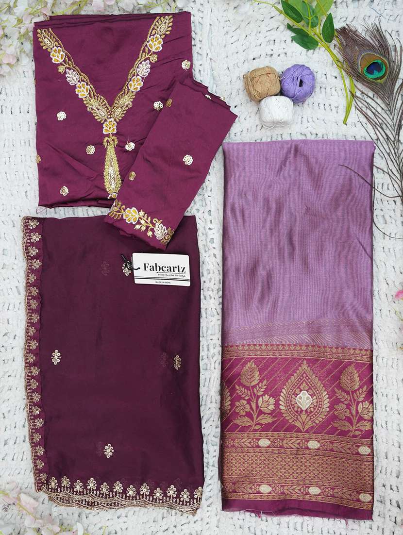 women self design south indian style unstitched lehenga choli - 22240704 -  Standard Image - 4