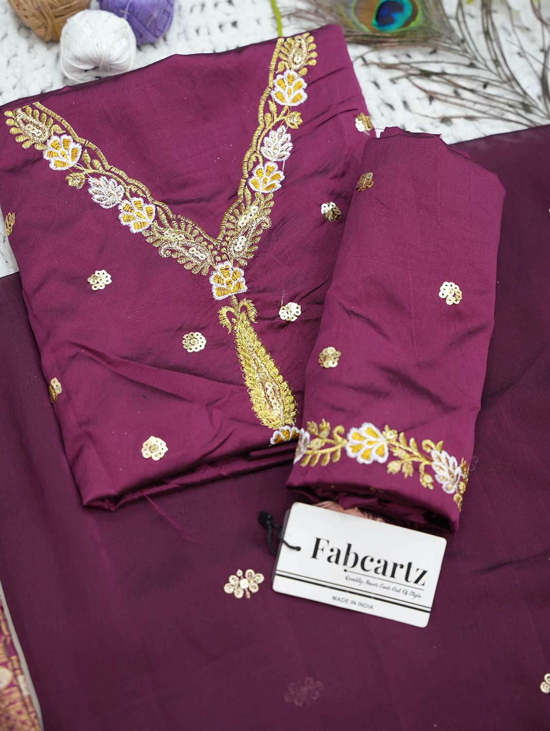 women self design south indian style unstitched lehenga choli - 22240707 -  Standard Image - 1