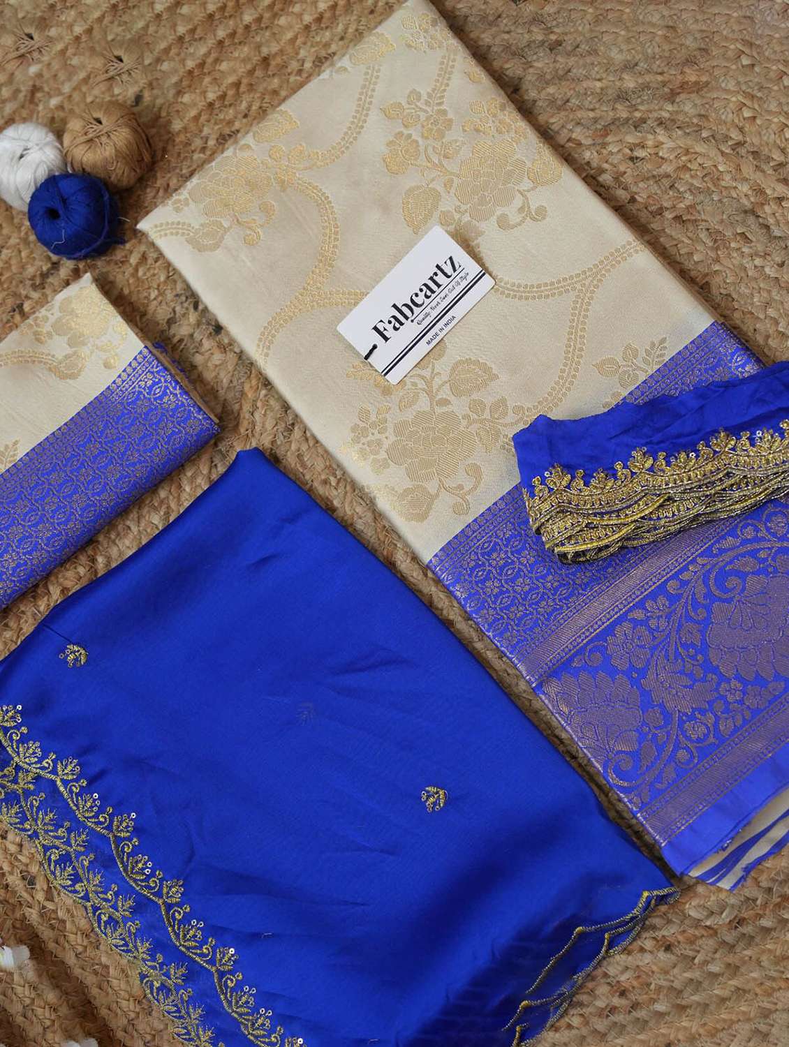 women self design south indian style unstitched lehenga choli - 22240712 -  Standard Image - 1