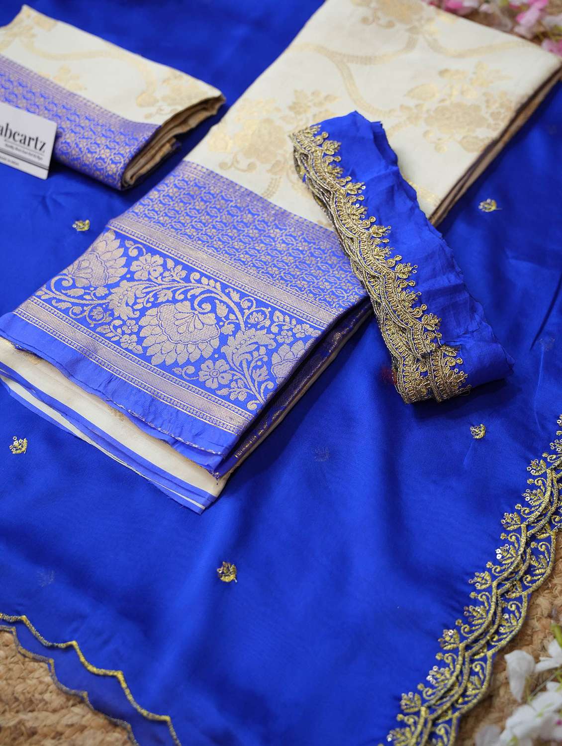 women self design south indian style unstitched lehenga choli - 22240712 -  Standard Image - 4