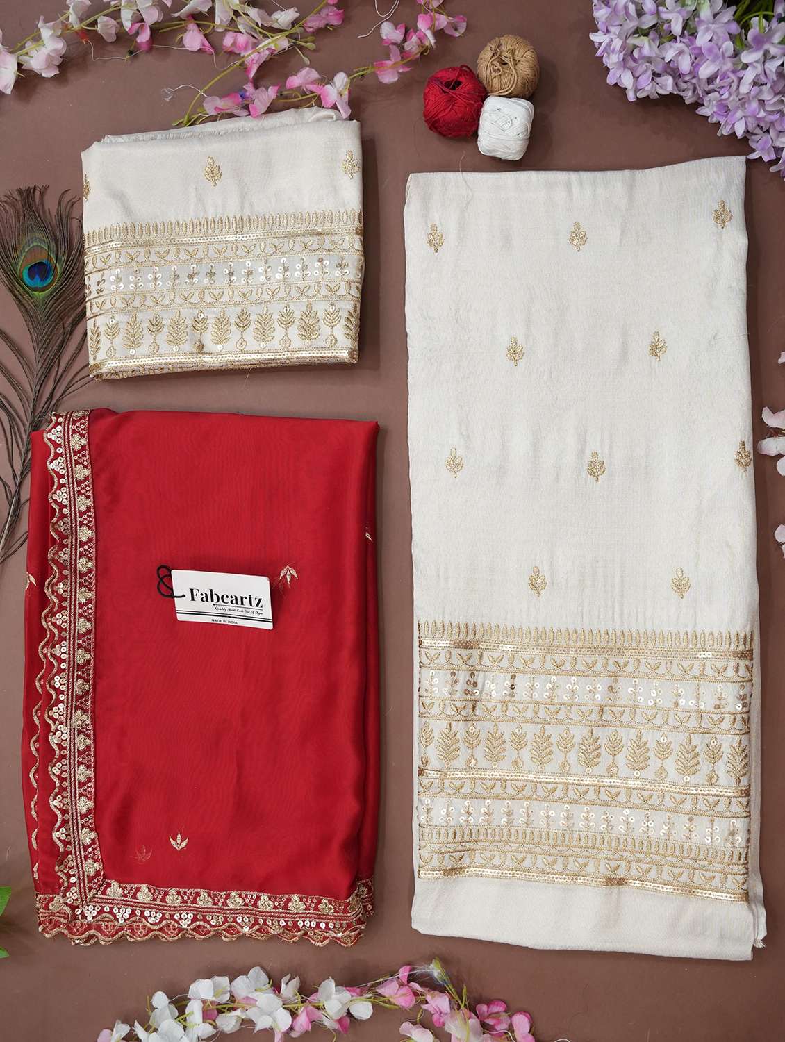 women solid with work unstitched lehenga choli - 22240718 -  Standard Image - 1