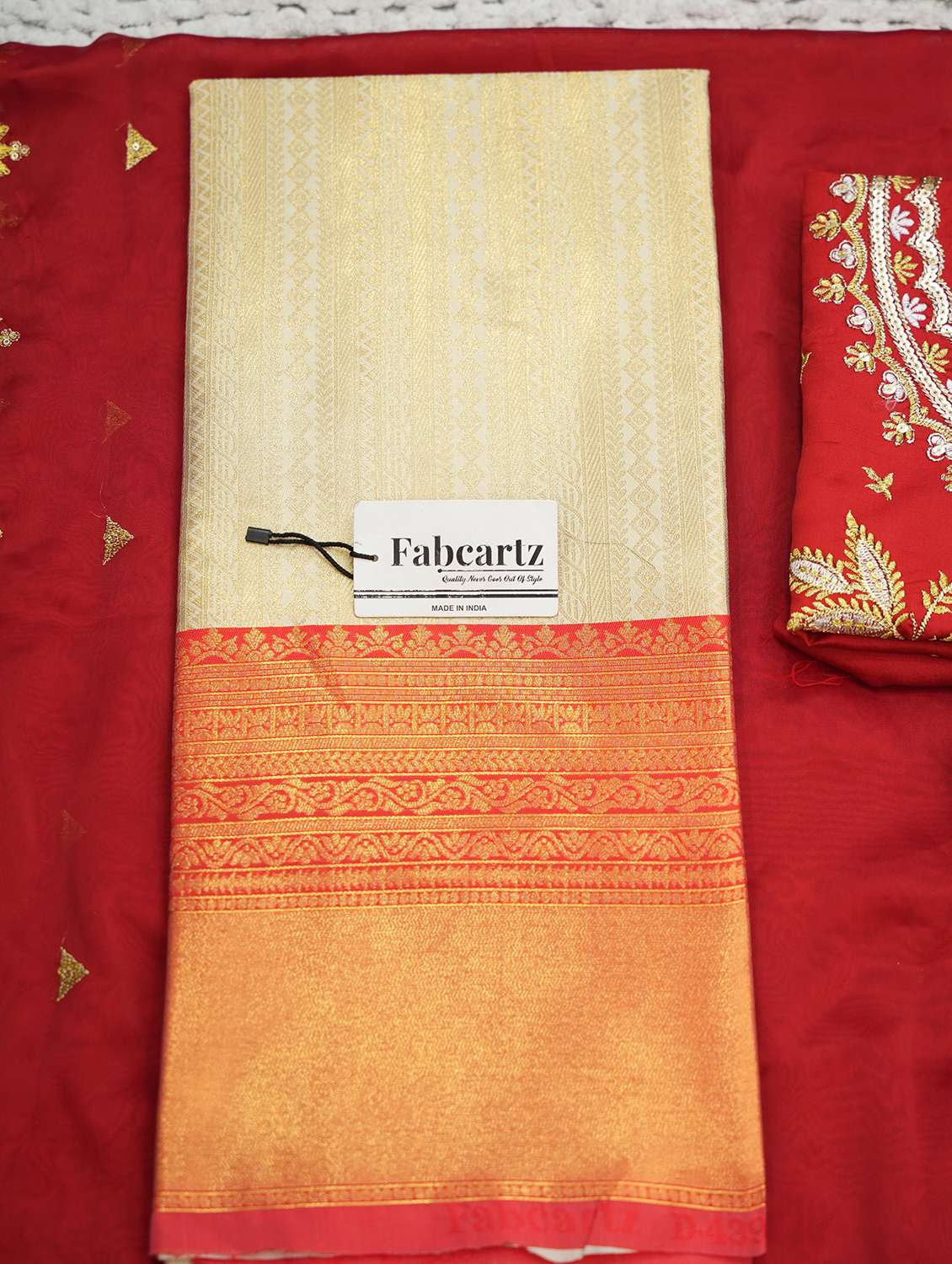 women self design south indian style unstitched lehenga choli - 22240740 -  Standard Image - 4