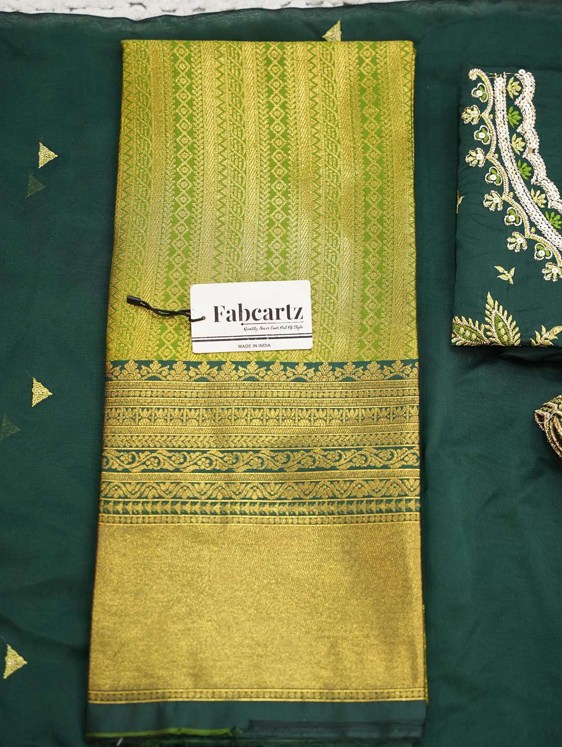 women self design south indian style unstitched lehenga choli - 22240742 -  Standard Image - 4