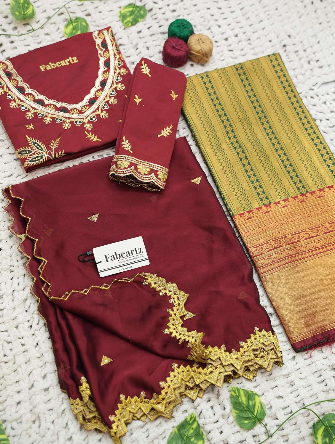 women self design south indian style unstitched lehenga choli - 22240745 -  Standard Image - 4