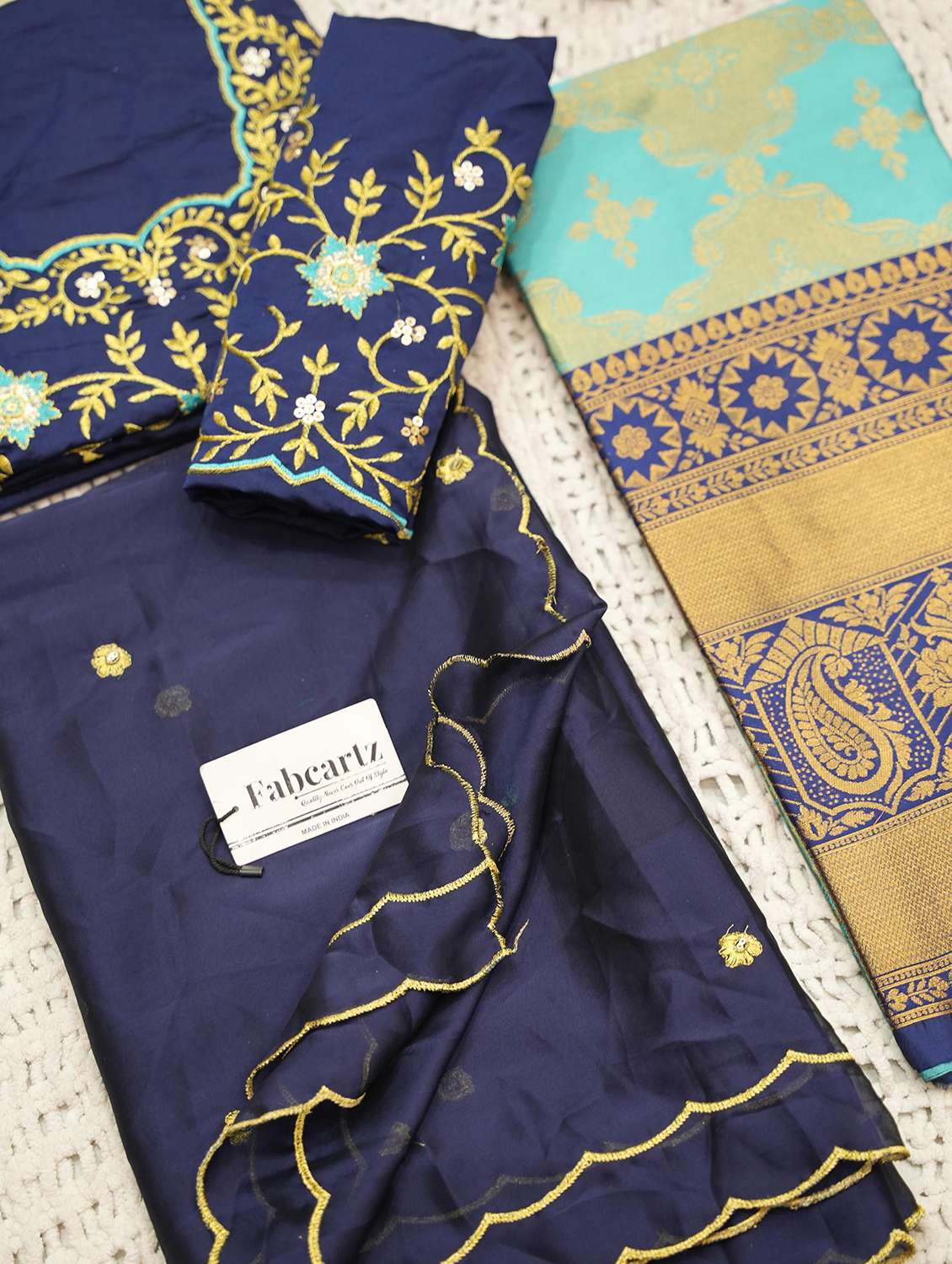 women self design south indian style unstitched lehenga choli - 22240746 -  Standard Image - 4