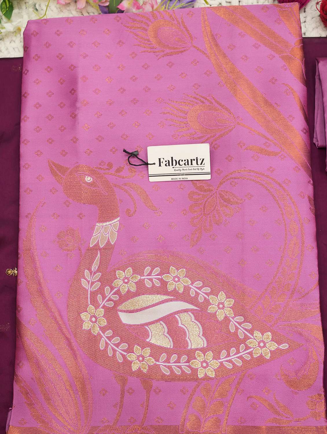 women self design south indian style unstitched lehenga choli - 22240760 -  Standard Image - 4
