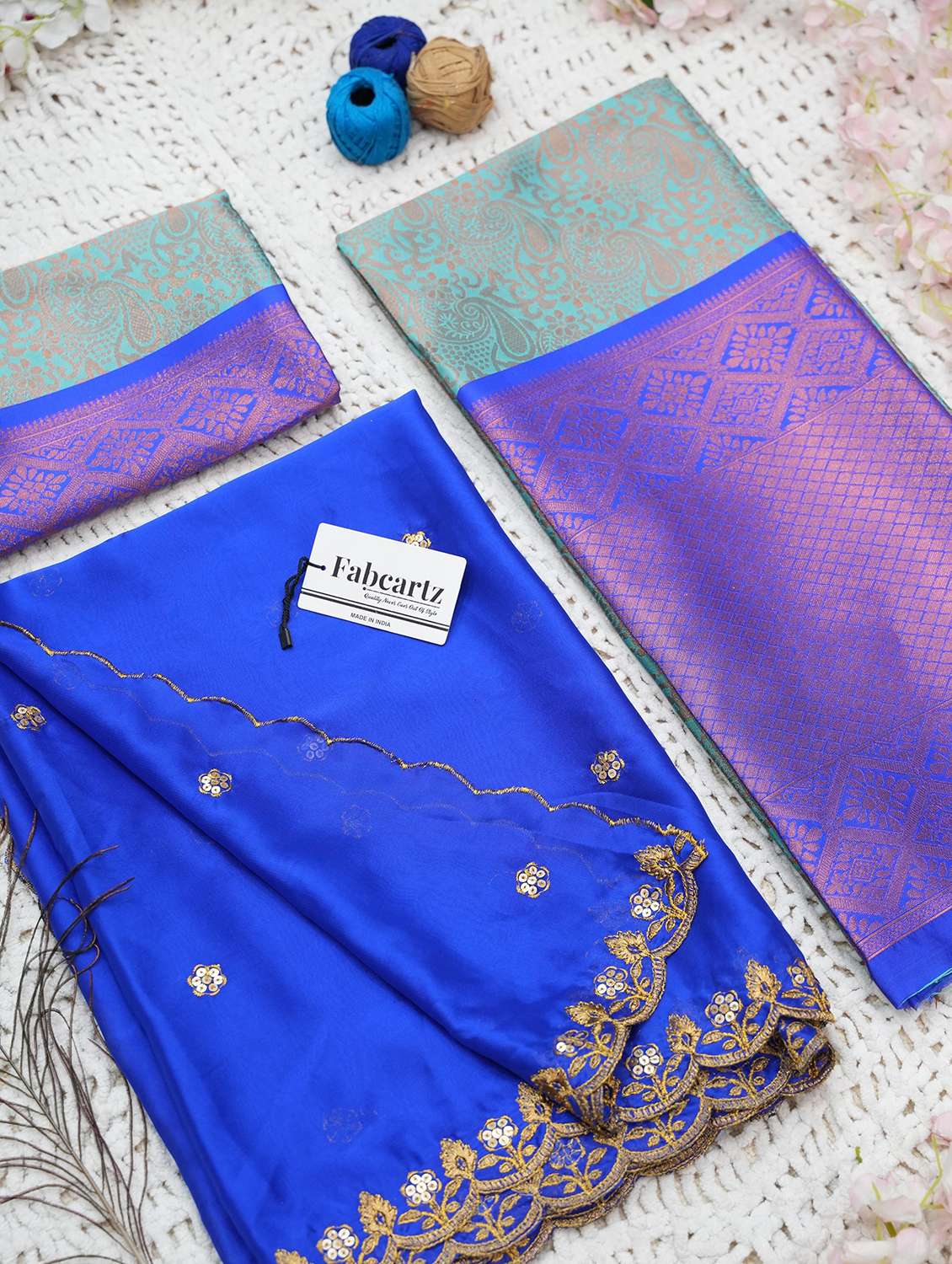 women self design south indian style unstitched lehenga choli - 22240779 -  Standard Image - 1