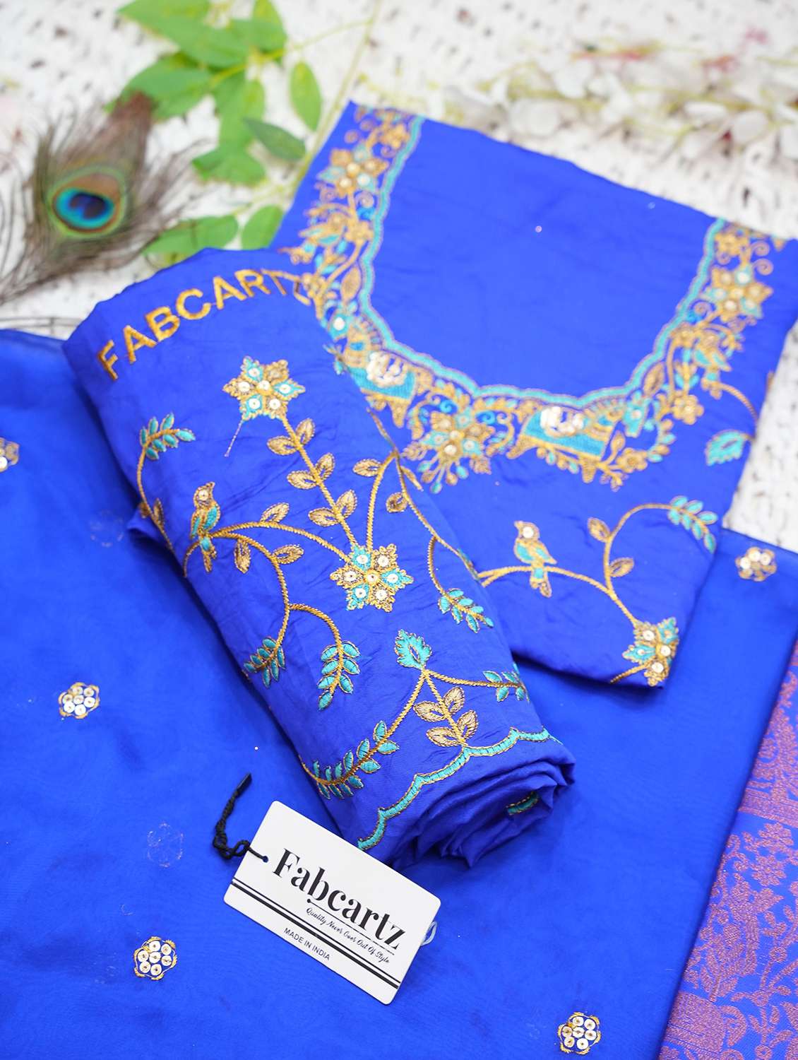 women self design south indian style unstitched lehenga choli - 22240790 -  Standard Image - 1