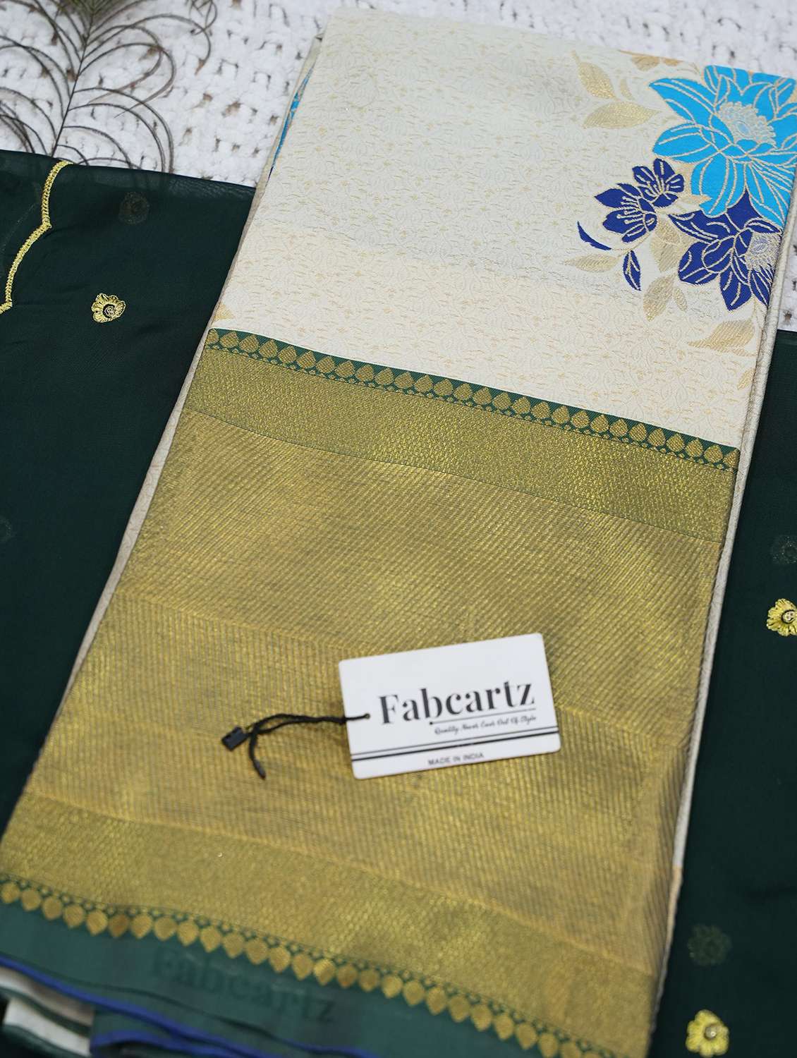 women self design south indian style unstitched lehenga choli - 22240837 -  Standard Image - 4