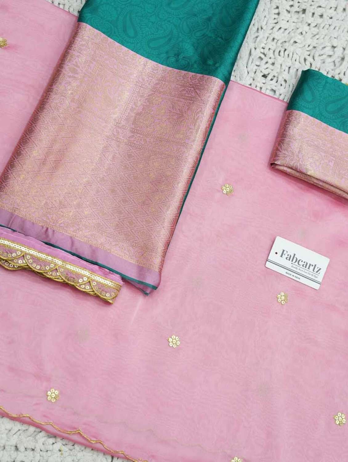 women self design south indian style unstitched lehenga choli - 22240920 -  Standard Image - 4