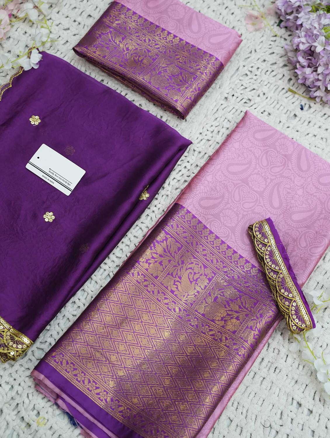 women self design south indian style unstitched lehenga choli - 22240924 -  Standard Image - 4