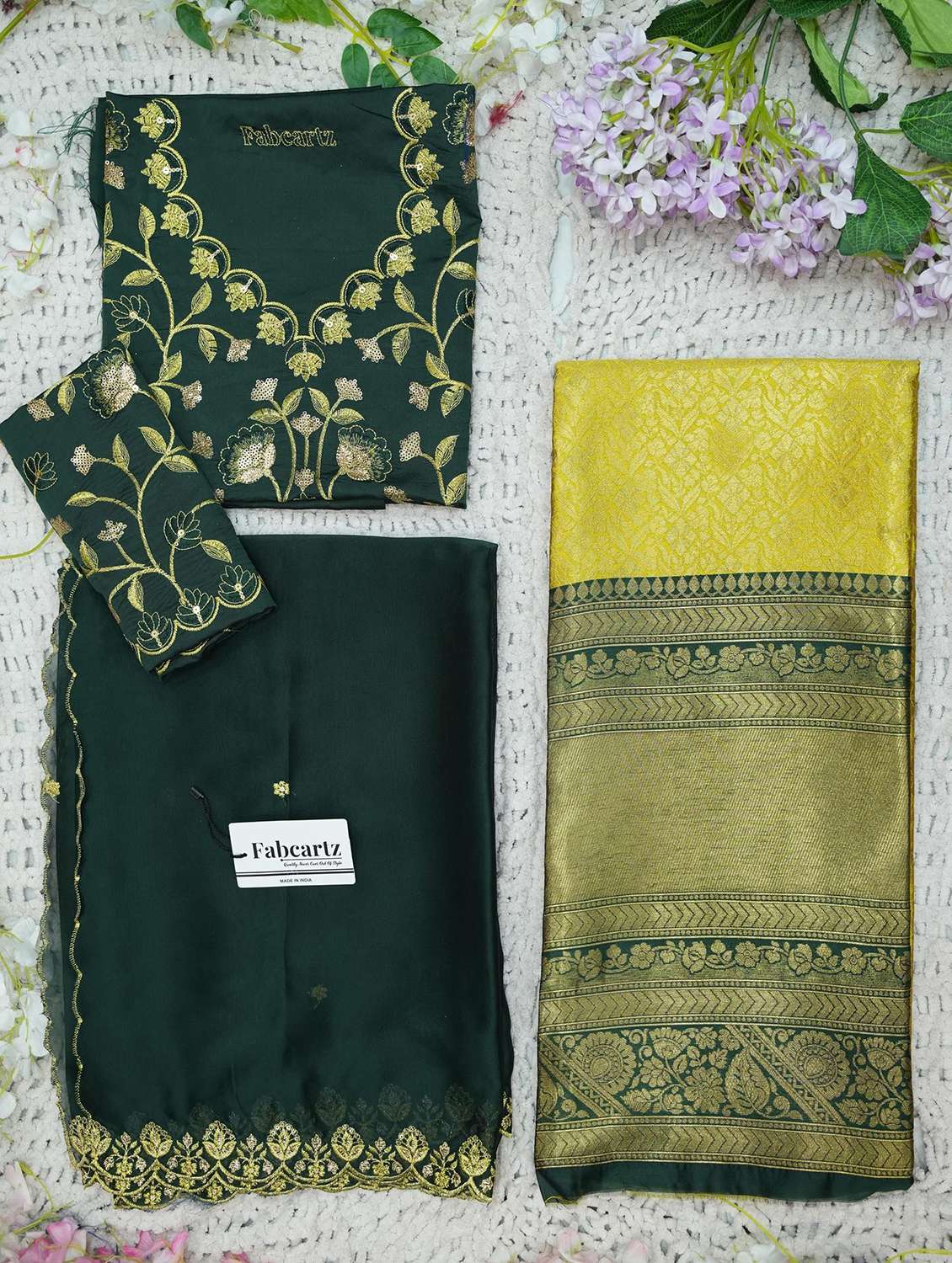 women self design south indian style unstitched lehenga choli - 22240930 -  Standard Image - 1