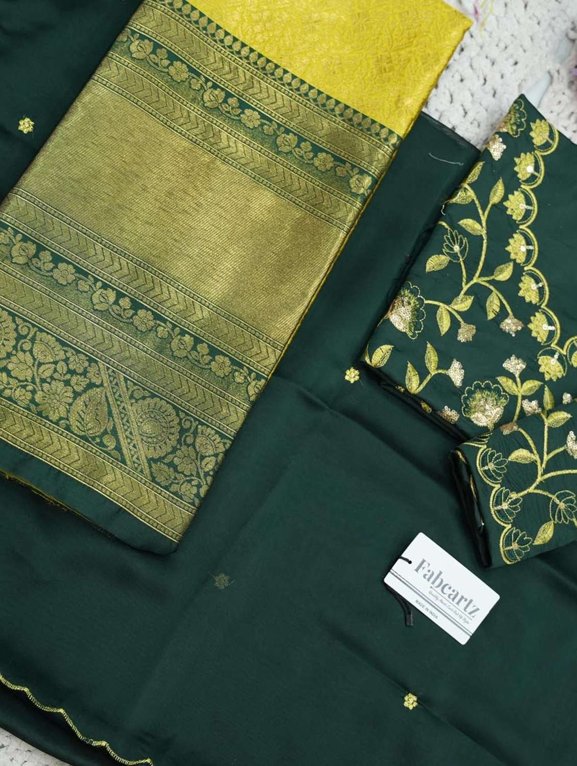 women self design south indian style unstitched lehenga choli - 22240930 -  Standard Image - 4