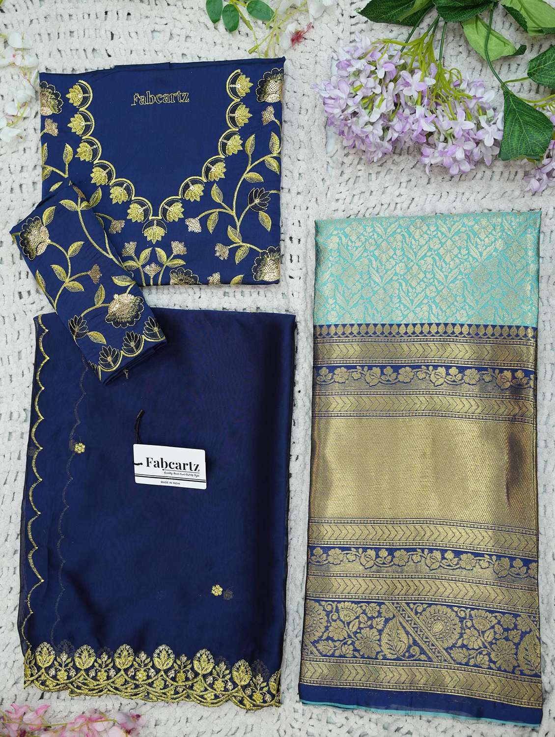 women self design south indian style unstitched lehenga choli - 22240931 -  Standard Image - 1