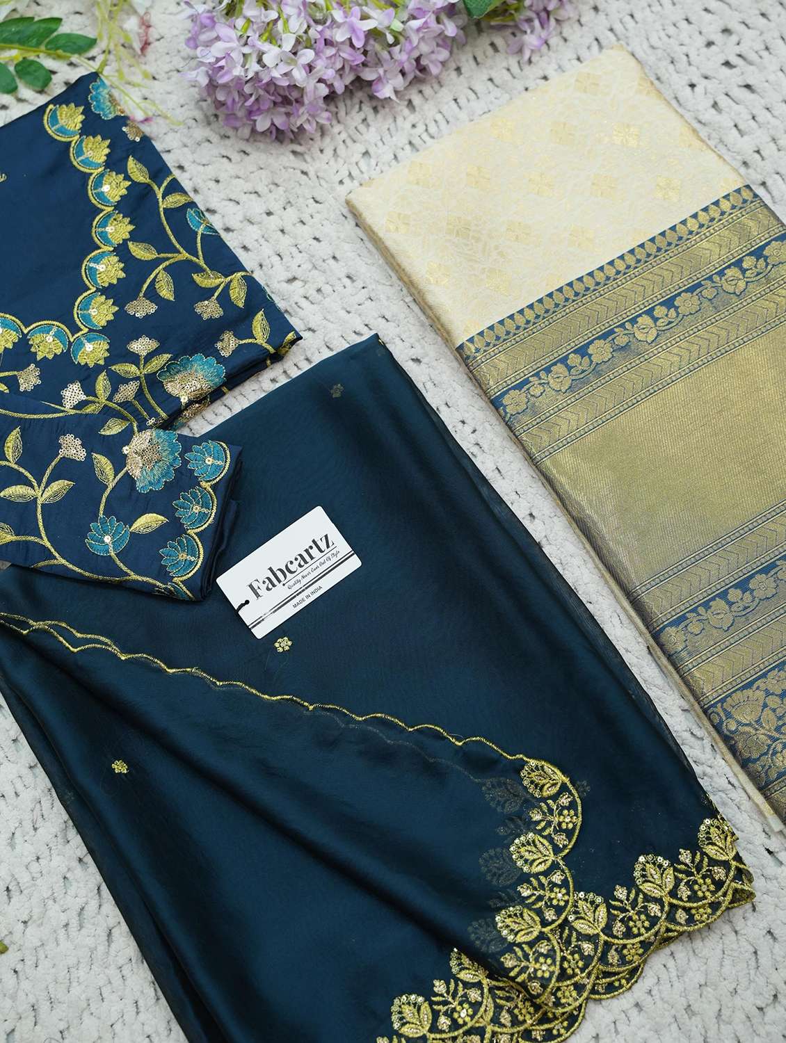 women self design south indian style unstitched lehenga choli - 22240935 -  Standard Image - 4