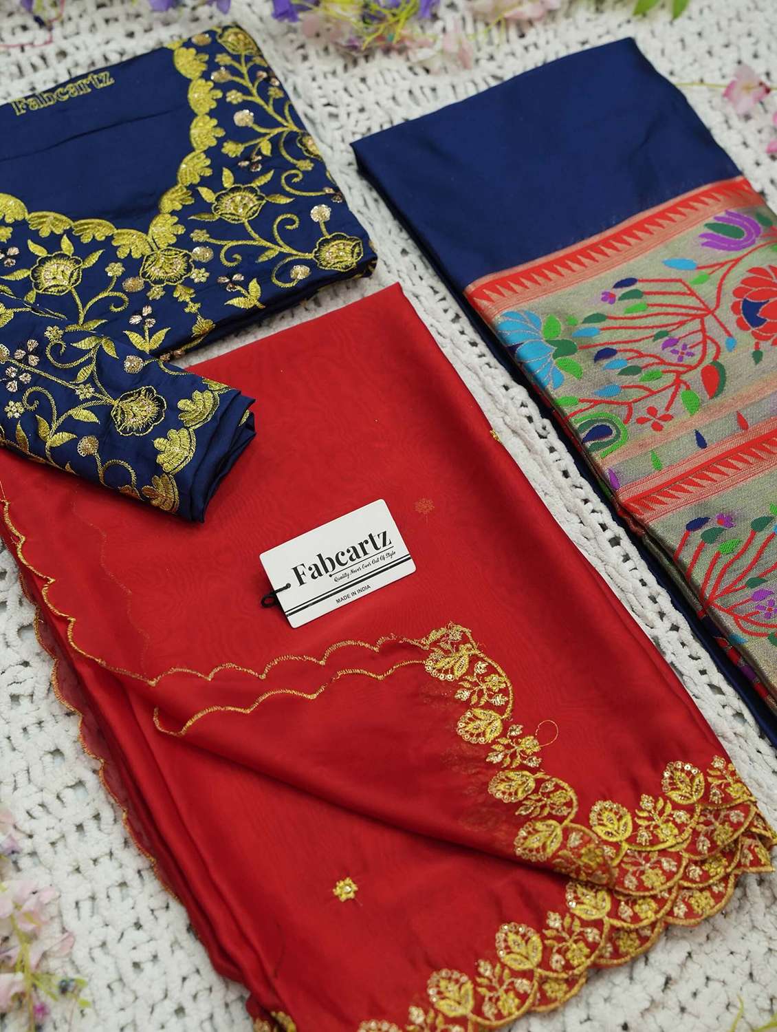 women self design south indian style unstitched lehenga choli - 22240937 -  Standard Image - 4