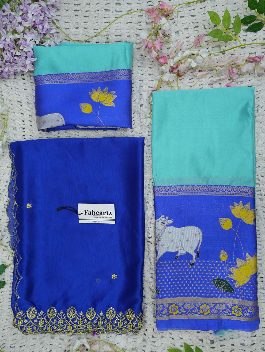 women self design south indian style unstitched lehenga choli - 22240939 -  Standard Image - 4