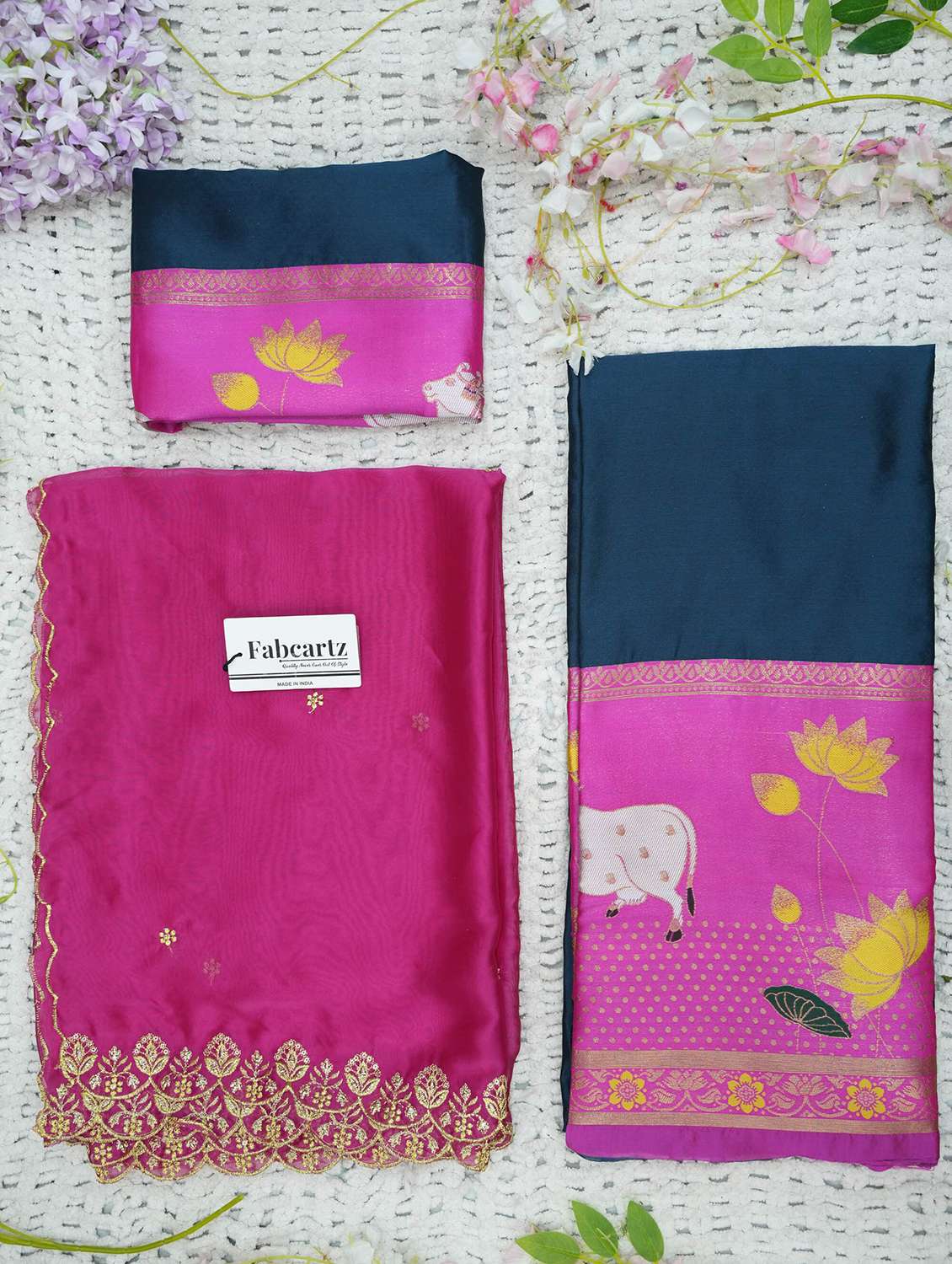 women self design south indian style unstitched lehenga choli - 22240941 -  Standard Image - 4