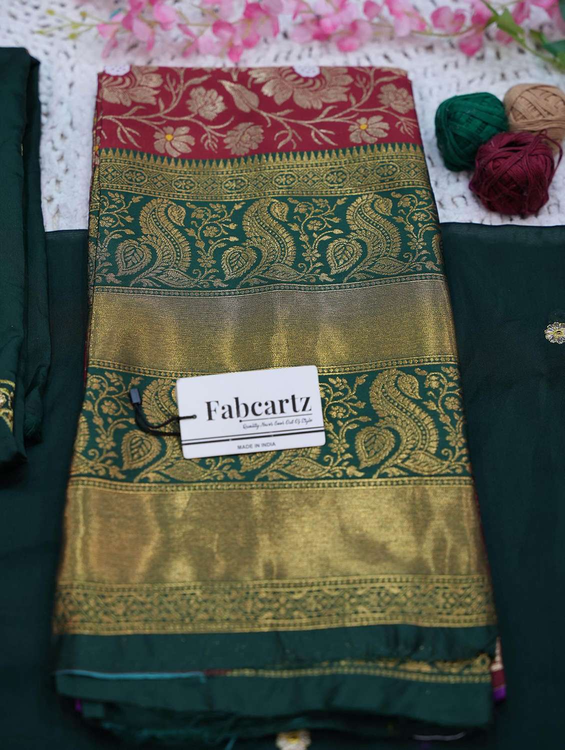 women self design south indian style unstitched lehenga choli - 22240945 -  Standard Image - 4