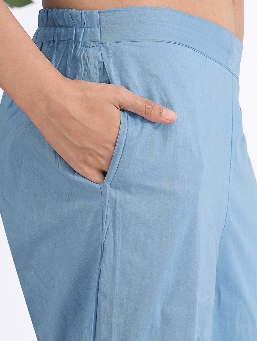 women self design three quarter sleeve kurta pant with dupatta set - 22240953 -  Standard Image - 6