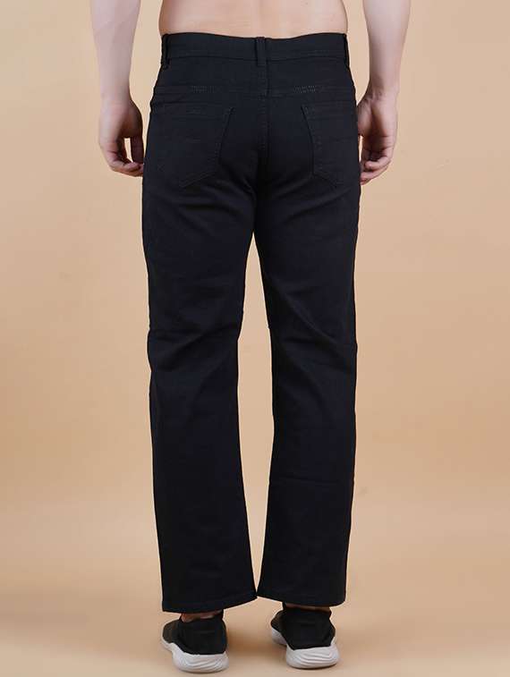 men slash knee mid rise relaxed fit jeans - 22240969 -  Standard Image - 1