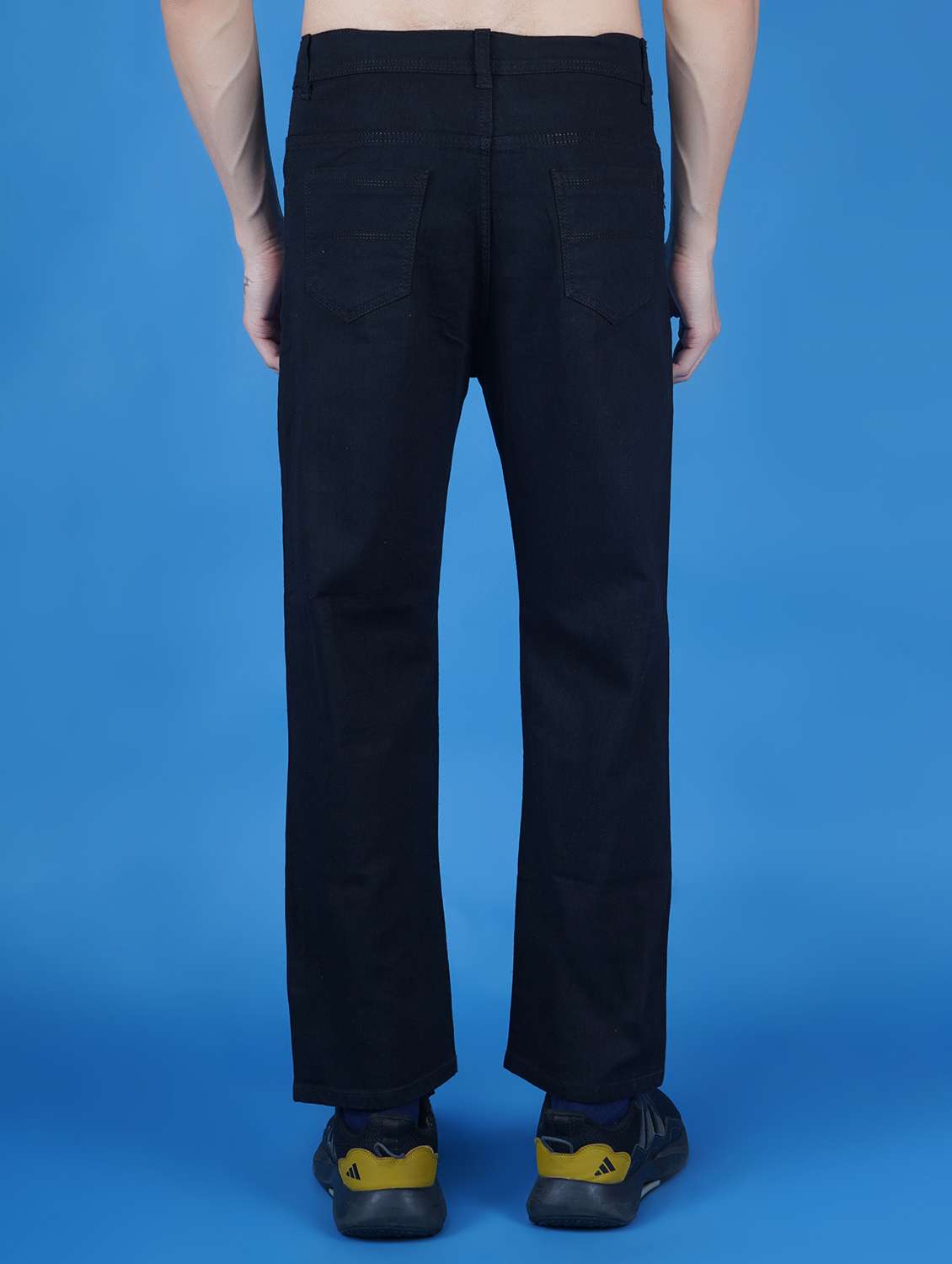 men slash knee mid rise relaxed fit jeans - 22240974 -  Standard Image - 1