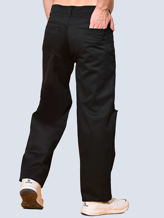 men slash knee mid rise relaxed fit jeans - 22240994 -  Standard Image - 1