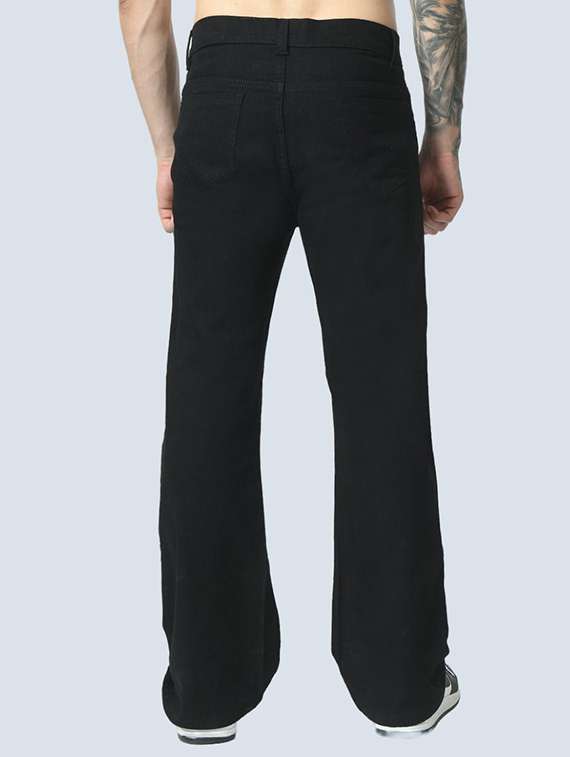 men slash knee mid rise relaxed fit jeans - 22240995 -  Standard Image - 1