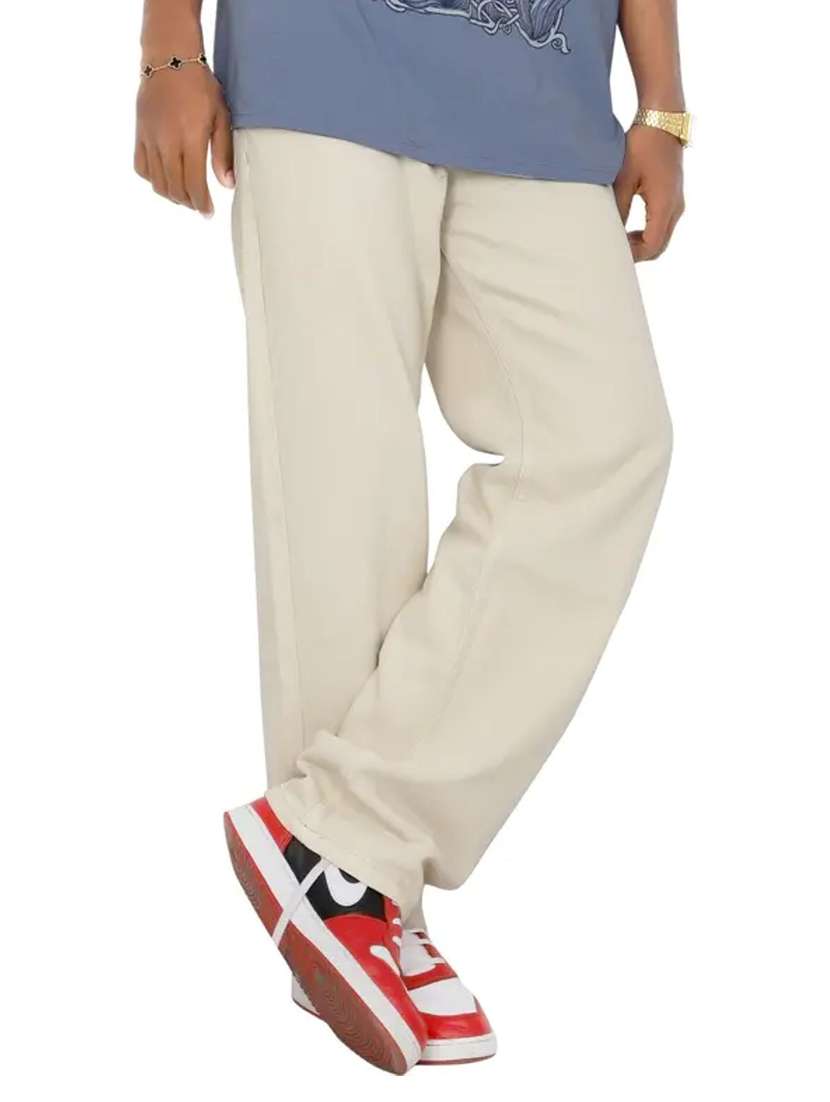 men solid mid rise baggy jean - 22241000 -  Standard Image - 1